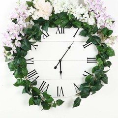 GREEN 5 ft long Artificial Poplar Foliage Garlands Party Wedding Decorations