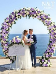 Artificial Flowers,Real Touch Fake Flowers Rose with Stems 25pcs Series Purple
