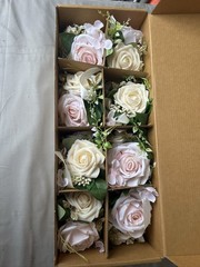 Ling’s Moment Wedding Silk Flowers Greenery Stems DIY Set