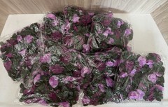 Lot Wedding Shades Of Purple Artificial Flowers Garland Net Arch Or Decor Box 5