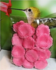 200 pcs pink rose flower petals for Wedding Birthday Girl Basket Decoration