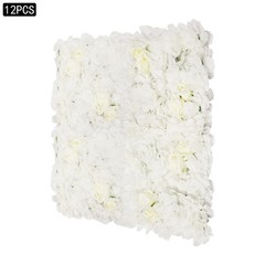 12pcs Artificial Flower Wall Panels, Flower Wall Decoration For Wedding Birthday