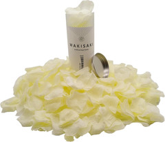 (Pre-Separated, Scented) Artificial Silk White Rose Petals for Romantic Night, W