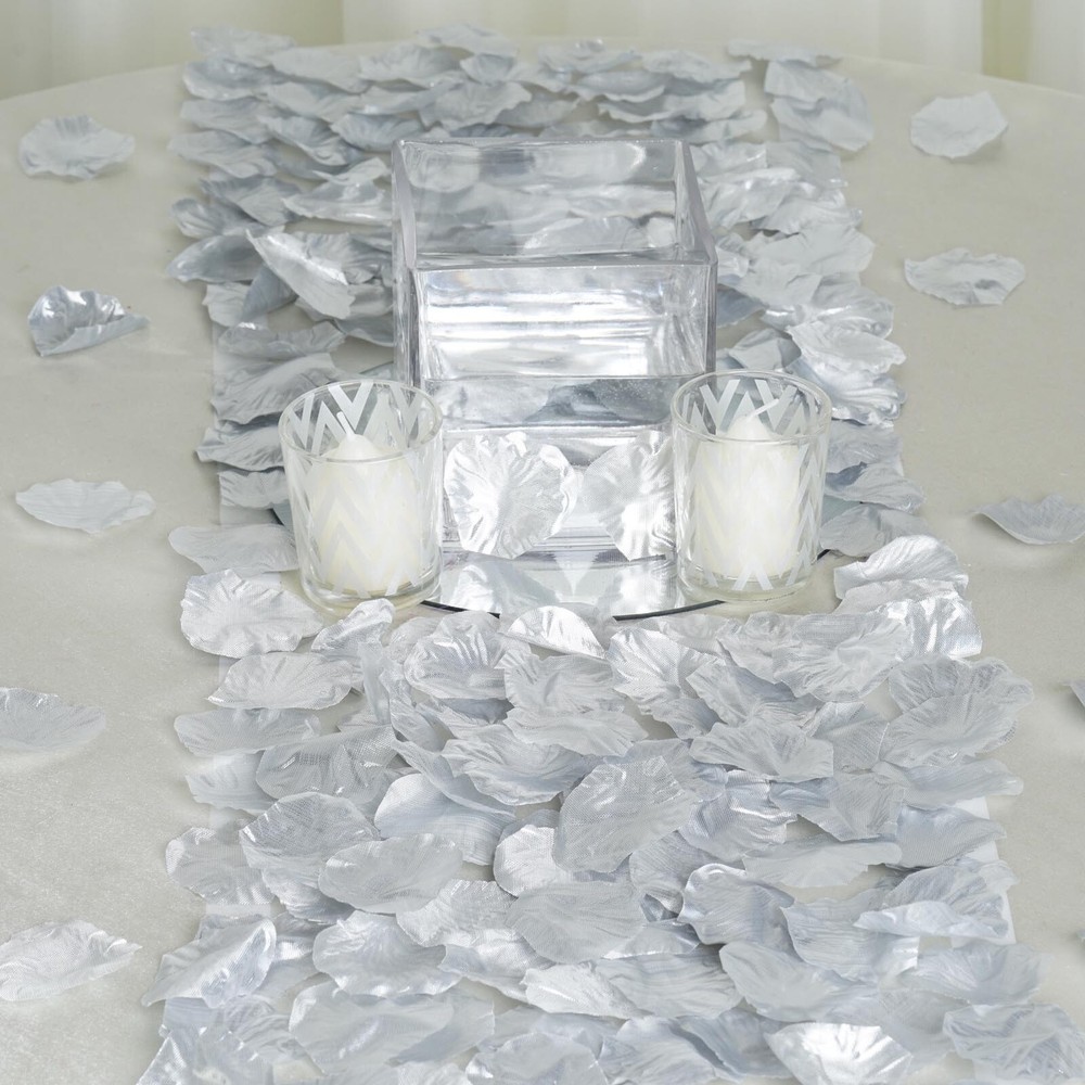 4000 Silver Silk Rose PETALS Wedding Party Light Gray Supplies Light Gray SALE
