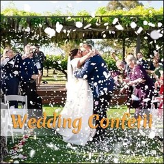 300 PCS Real White Rose Petals for Wedding, 2.82oz Fresh Rose Petals for Flower