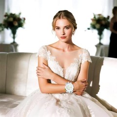2 Pieces Elegant White Corsage & Boutonniere Set – All Occasion Floral Accessory