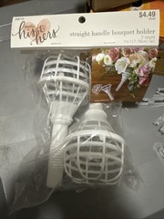 2pcs 7.1″ Bridal Bouquet Stand Wedding Bridal Bouquet Holder Foam Flower Hand…