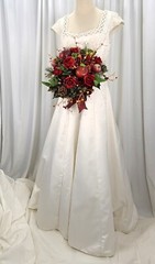 Autumn Apple Harvest Faux Silk Wedding Bouquet