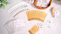 100 Wedding Favors for Guests – Seed Packets, Kraft Envelopes & Gift Bags