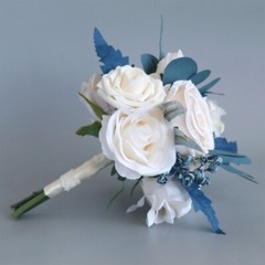 Champagne Rose Bouquets for Bride Bridesmaid Holding Flowers
