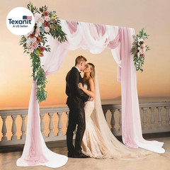 Artificial Wedding Arch Flowers Kit (Pack of 5), 2Pcss Realistic Silk Roses Flow