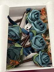 Ling’s Moment Boutonniere for Men, 6pcs Groom Groomsmen Boutonniere, Artificial