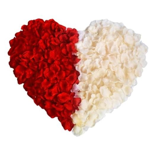 Notoke 2000PCS Artificial Silk Rose Petals Fake Rose Decoration for Romantic