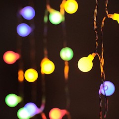 16ft LED Bulbs Fairy String Lights Garland with Remote Party Home Decorations