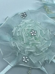 Organza Flower With Rhinestones Weddings Party’s Special Occasion Favors
