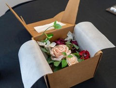 Wedding party floral arrangement pieces