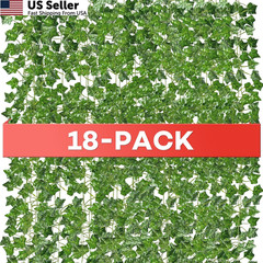 Alotiki 18 Pack 126 Feet Vines,Ivy,Ivy Garland,Fake Ivy,Fake 18, Green