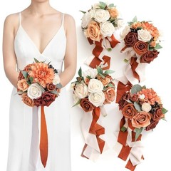 Bridesmaid Bouquet Artificial Flowers Wedding Decoration Tossing Props Ceremony