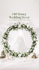 Ling’s Moment Flower Garland – 6FT Eucalyptus & Rose – Sweetheart Table Decor…