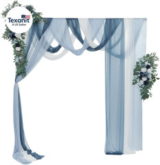 Artificial Wedding Arch Flowers Kit (Pack of 5), 2Pcss Realistic Silk Roses Flow
