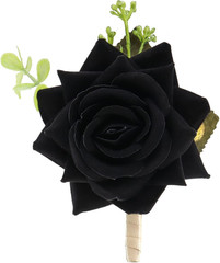White Pink Wine Red Rose Wrist Corsage Boutonnieres for Best Bridesmaid Groomsme