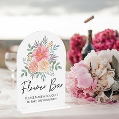Sign, Bridal Shower Decor Wedding Bouquet Flowers Wedding Flower Bar