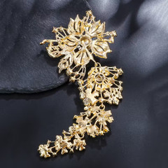 XL Wedding Bridal Bouquet Rhinestone Pin Accessory Adornment for Brides