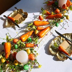 12 Pcs Easter Artificial Carrots Decorative Orange Foam Carrots Lifelike Simulat