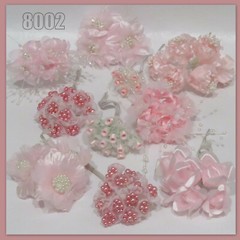 Artificial 🌺 Flowers LOT Floral Decor Wedding Crafts Pink Red Gold Silver Peach