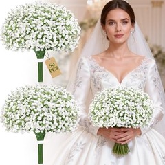 Babys Breath Artificial Flowers Baby Breath Flowers Artificial 50 Pcs White