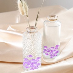 100pcs Light Sky Blue Fake Crushed Ice Acrylic Gems Vase Filler 11-14mm