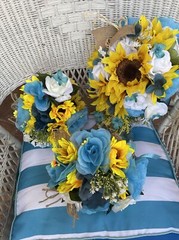 wedding flower bouquets bridal decorations sunflowers or your choice