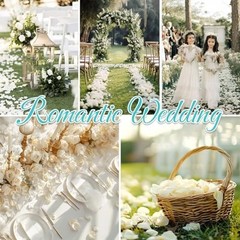 Real Ivory Rose Petals – Preserved Dried Flower Confetti for Weddings & Parties,