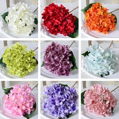 45cm Artificial Hydrangeas Flower Versatile with Stem for Bedrooms Blue
