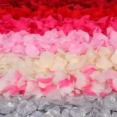 100/1000pcs Artificial Colors Silk Flower Rose Petals Wedding Party Decorations