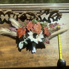 Bridal Wedding Bouquet Hand made Budget Friendly Faux Flowers Gal Orange Red