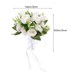 1PC Wedding Bouquet Bride Bouquet Bridesmaid Bouquet Artificial Flower
