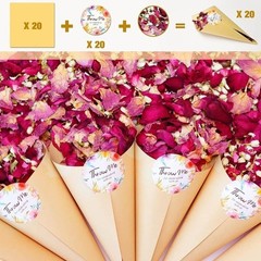 Natural Flower Confetti Petals Weddings Events Aisle Decor Romantic Aroma New