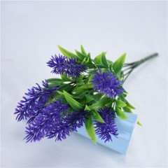 4pcs 7 Head Artificial Lavender Decorate Home & Office in November Sunshine Days