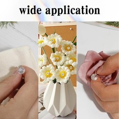 Diamond Floral Pins for Bouquets Corsage Boutonniere Craft Sewing Supplies 2.1