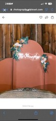 Ling’s Moment Sunset Terracotta Wedding Arch Flowers