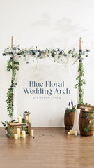 Ling’S Moment Artificial Flowers 25Pcs Dusty Blue Roses Decor W/Stems,3″ DIY Foa