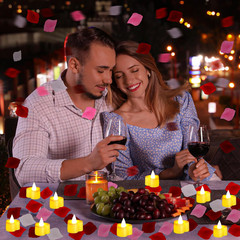 1000 Pieces Artificial Rose Petals with 24 Pcs Flameless Heart Shaped LED Tealig