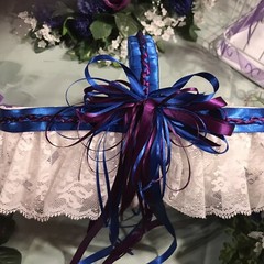 Wedding & More! Flower Basket Boutonnieres Corsages Royal Purple & Royal Blue