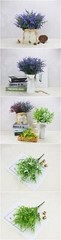 US 4pcs UV Resistant Wheat Grass Improve Your Home Style Decorative Ornament