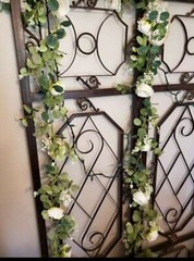 Eucalyptus Garland with flowers