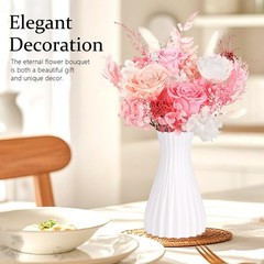 Preserved Flowers Bouquet 4 Roses – Pink & for Delivery,