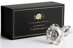 BESZONE Tin Rose 10th 5.2 x x 2.2 inches, Rose-10th Anniversary Gift