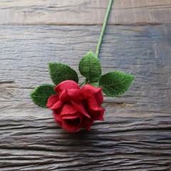 Lace Rose 13Th Anniversary Flower for Her, 13 Years Wedding 13Th Lace