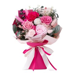 Flowers for Delivery Preserved Flower Small, Pink Bouquet